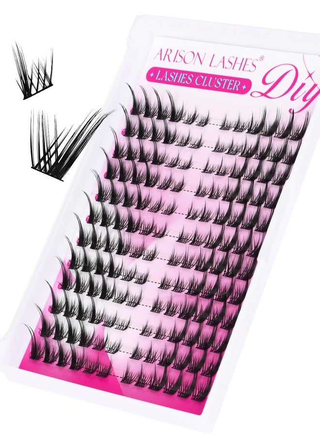 ARISON LASHES Wispy Lash Clusters Spiky Eyelash Extensions Fox Natural Lash Right Left Individual Lashes Cat Thin Soft Lash Extension Waterproof Lash Cluster - Image 1